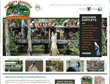 Tablet Screenshot of crocodileadventures.com